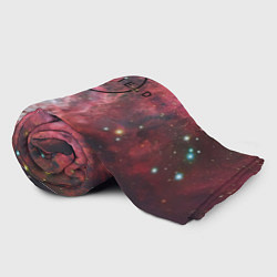 Плед флисовый Starfield лого космос, цвет: 3D-велсофт — фото 2