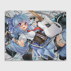 Плед флисовый Touhou Project Чируно 9, цвет: 3D-велсофт