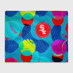 Плед флисовый Chicago White Sox - baseball team, цвет: 3D-велсофт