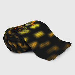 Плед флисовый Assasins Creed mirage, цвет: 3D-велсофт — фото 2