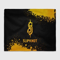 Плед флисовый Slipknot - gold gradient, цвет: 3D-велсофт