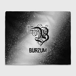 Плед флисовый Burzum glitch на светлом фоне, цвет: 3D-велсофт