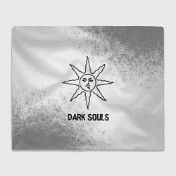 Плед флисовый Dark Souls glitch на светлом фоне, цвет: 3D-велсофт