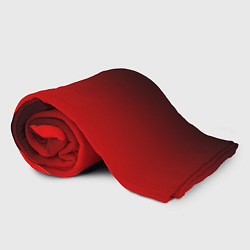 Плед флисовый Градиент: от черного до ярко-красного, цвет: 3D-велсофт — фото 2