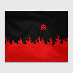 Плед флисовый Battletoads fire team, цвет: 3D-велсофт