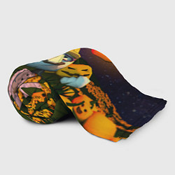 Плед флисовый Гарибальди Хэллоуин, цвет: 3D-велсофт — фото 2