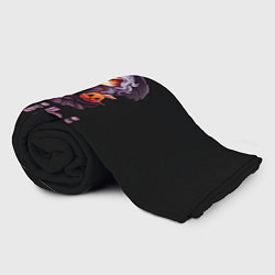 Плед флисовый Чиби ведьма, цвет: 3D-велсофт — фото 2