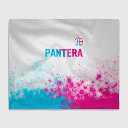 Плед Pantera neon gradient style посередине