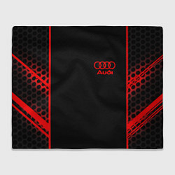 Плед флисовый Audi sport geometry, цвет: 3D-велсофт