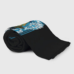 Плед флисовый Томиока Гию, цвет: 3D-велсофт — фото 2
