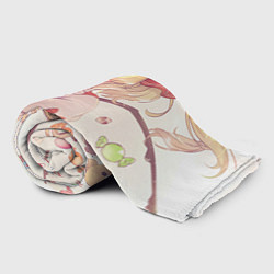 Плед флисовый Touhou Project Flandre candy, цвет: 3D-велсофт — фото 2