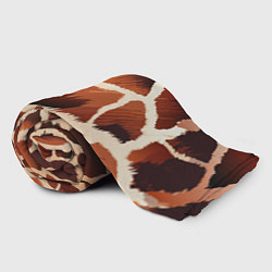 Плед флисовый Пятнистый мех жирафа, цвет: 3D-велсофт — фото 2