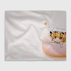Плед флисовый Touhou Project Flandre chibi, цвет: 3D-велсофт