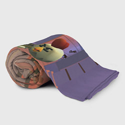 Плед флисовый Чикен ган - скрин, цвет: 3D-велсофт — фото 2