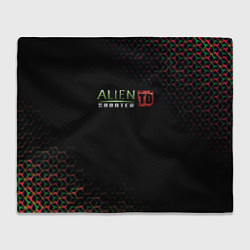 Плед флисовый Alien Shooter космос тема, цвет: 3D-велсофт