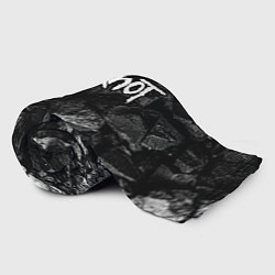Плед флисовый Slipknot black graphite, цвет: 3D-велсофт — фото 2