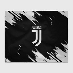Плед флисовый Juventus краски текстура, цвет: 3D-велсофт