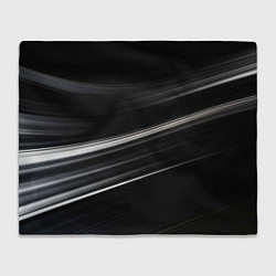 Плед флисовый Black abstract background, цвет: 3D-велсофт