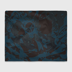 Плед флисовый Абстрактный камуфляж, цвет: 3D-велсофт