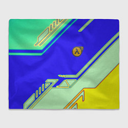 Плед флисовый Half life sport game, цвет: 3D-велсофт