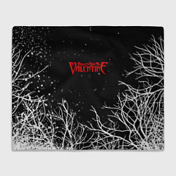 Плед флисовый Bullet for my valentine rock music, цвет: 3D-велсофт