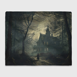 Плед флисовый Alone in the Dark, цвет: 3D-велсофт