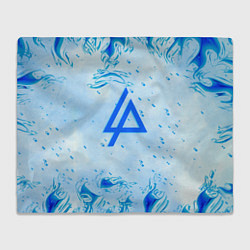Плед флисовый Linkin park холодный огонь бренд, цвет: 3D-велсофт