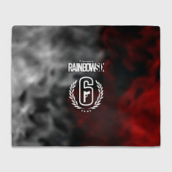 Плед флисовый Rainbow six gradient fire, цвет: 3D-велсофт