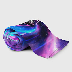 Плед флисовый Roma неоновый космос, цвет: 3D-велсофт — фото 2