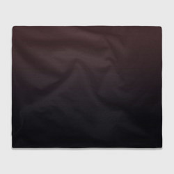 Плед флисовый Градиент тёмный бордовый, цвет: 3D-велсофт