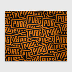Плед флисовый PUBG pattern game, цвет: 3D-велсофт