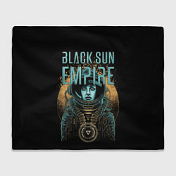 Плед флисовый Black sun empire - neurofunk, цвет: 3D-велсофт