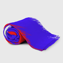Плед флисовый Триколор штрихи, цвет: 3D-велсофт — фото 2