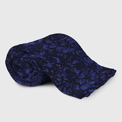 Плед флисовый Тёмно-синий космический абстракция, цвет: 3D-велсофт — фото 2