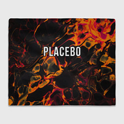 Плед флисовый Placebo red lava, цвет: 3D-велсофт