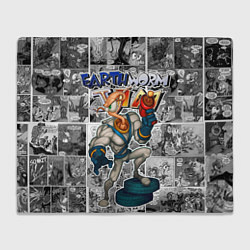 Плед флисовый Jim comix, цвет: 3D-велсофт