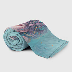 Плед флисовый Морская русалка, цвет: 3D-велсофт — фото 2