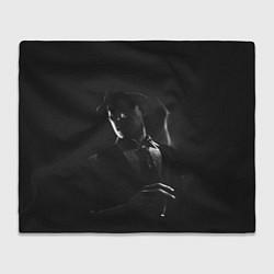 Плед флисовый Alone in the dark - Edward Carnby, цвет: 3D-велсофт