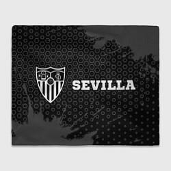 Плед флисовый Sevilla sport на темном фоне по-горизонтали, цвет: 3D-велсофт