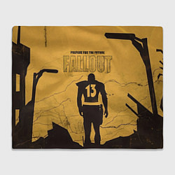 Плед флисовый Fallout 2, цвет: 3D-велсофт