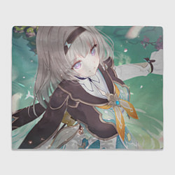 Плед флисовый Honkai Star Rail Firefly smile, цвет: 3D-велсофт