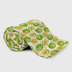 Плед флисовый Дыни узор, цвет: 3D-велсофт — фото 2