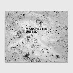Плед флисовый Manchester United dirty ice, цвет: 3D-велсофт