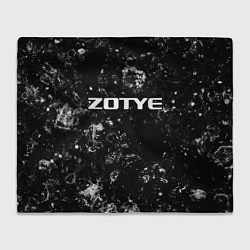 Плед флисовый Zotye black ice, цвет: 3D-велсофт