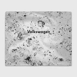 Плед флисовый Volkswagen dirty ice, цвет: 3D-велсофт