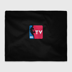 Плед флисовый NBA tv logo, цвет: 3D-велсофт