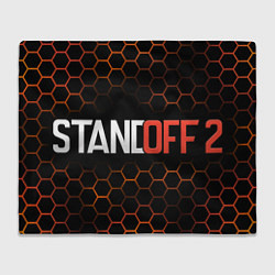 Плед флисовый Standoff 2 соты, цвет: 3D-велсофт