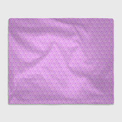 Плед флисовый Розовый паттерн розовые бантики, цвет: 3D-велсофт