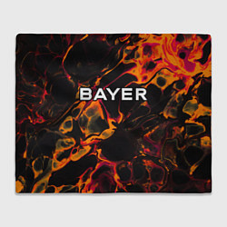 Плед флисовый Bayer 04 red lava, цвет: 3D-велсофт
