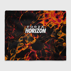 Плед флисовый Forza Horizon red lava, цвет: 3D-велсофт